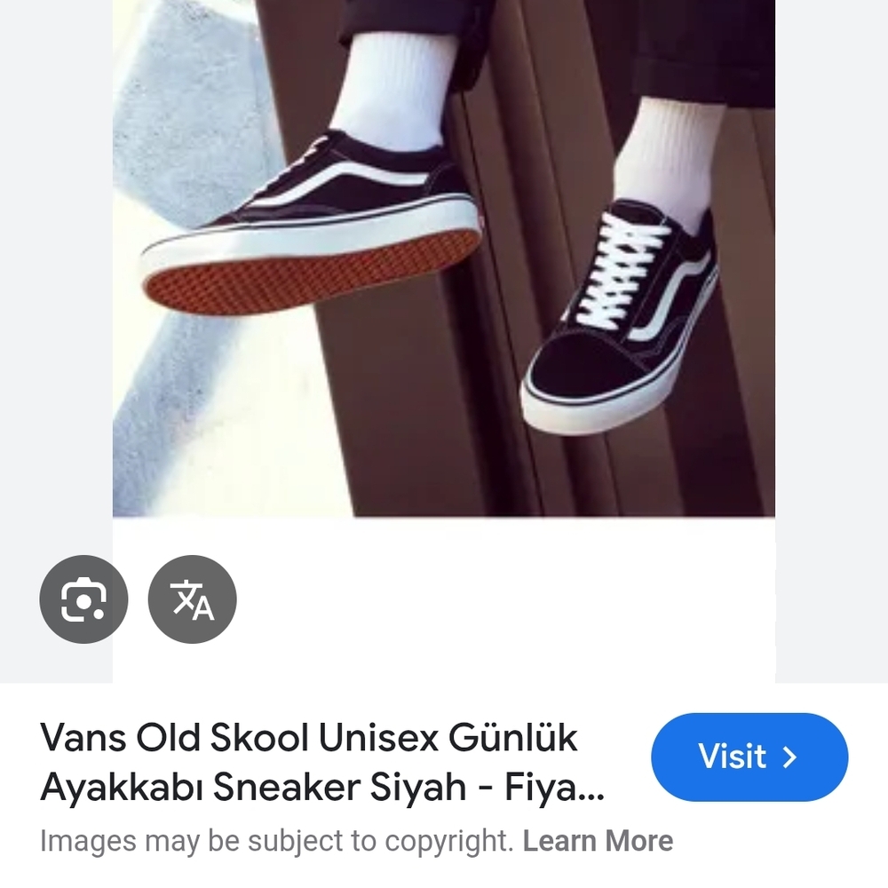 Vans Black and White Old Skool Sneakers